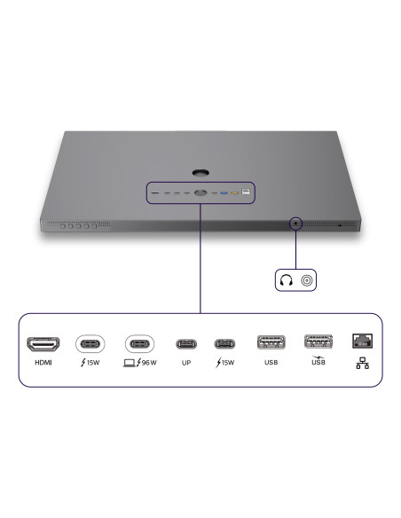 Philips Brilliance 27E3U7903/00 Monitor PC 68,6 cm (27") 5120 x 2880 Pixel 5K Ultra HD LCD Grigio