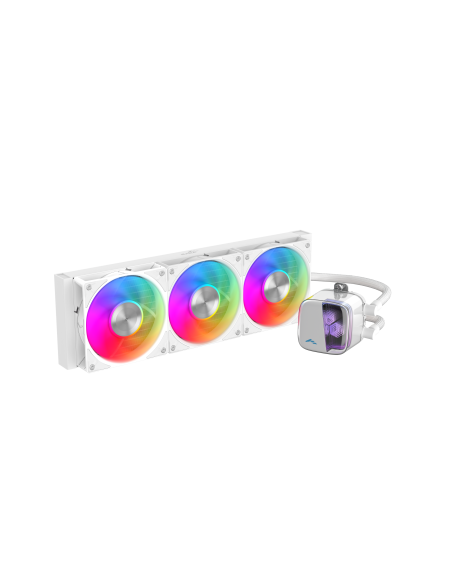 SAMA RAFF LIQUIDO L70 360WH WHITE ARGB POMPA CERAMICA VENTOLE 28mm