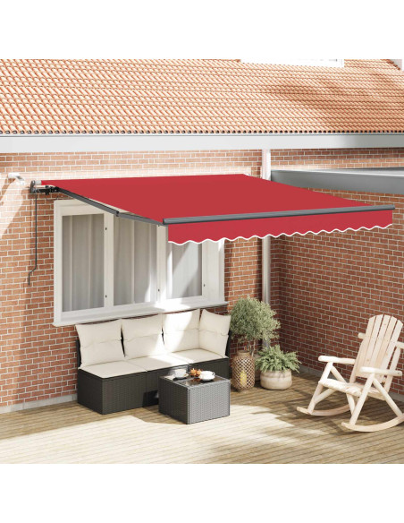 Tessuto per Tenda con Rosso 350 x 250 cm Poliestere
