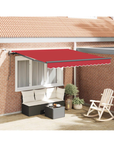 Tessuto per Tenda con Rosso 300 x 250 cm Poliestere