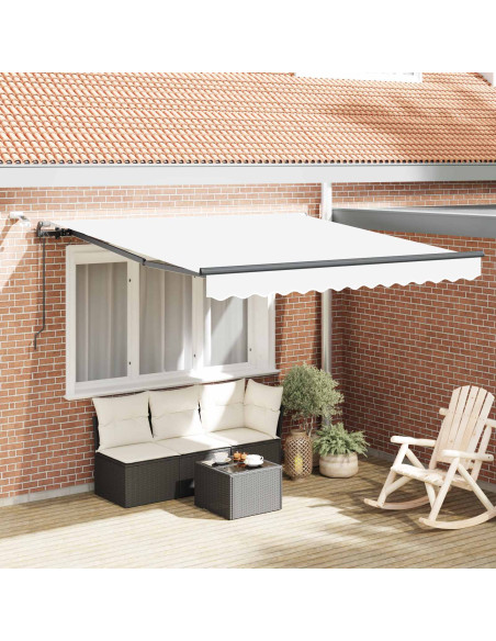 Tessuto per Tenda con Bianco 300 x 250 cm Poliestere