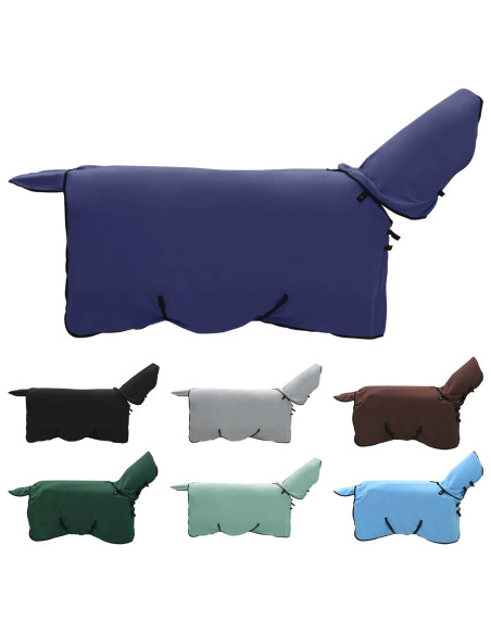 Coperta per Cavalli Blu navy Poliestere