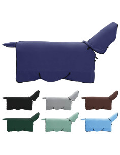 Coperta per Cavalli Blu navy Poliestere 2