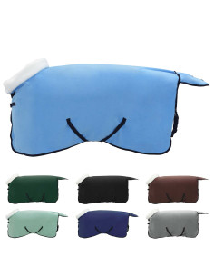 Coperta per Cavalli Aqua Completo 95 cm Felpa in pile 2