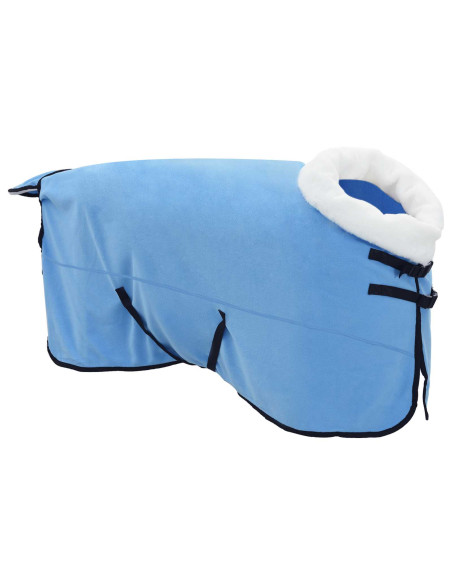 Coperta per Cavalli Aqua Completo 165 cm Felpa in pile