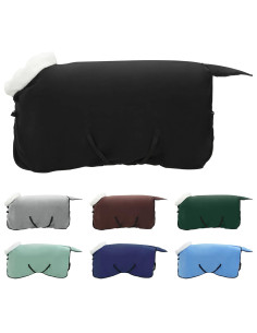 Coperta per Cavalli Nero 85 cm Felpa in pile 2