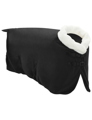 Coperta per Cavalli Nero 115 cm Felpa in pile