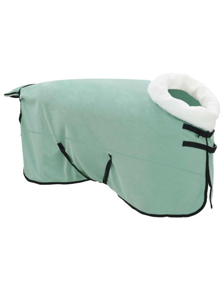 Coperta per Cavalli Verde scuro completo 125 cm Felpa in pile