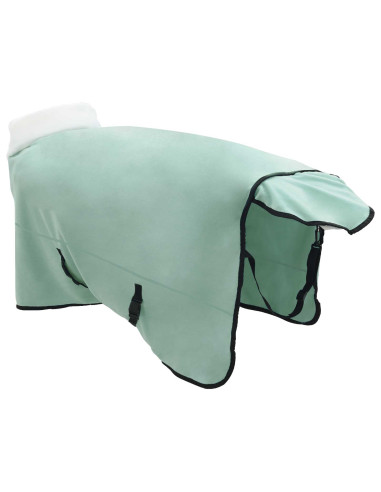 Coperta per Cavalli Verde scuro completo 135 cm Felpa in pile