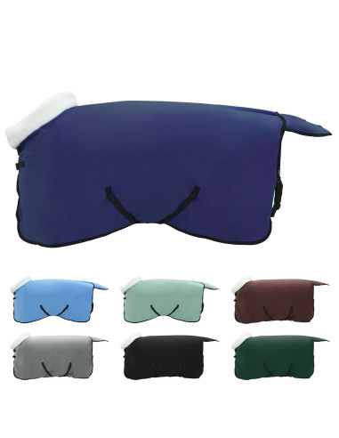 Coperta per Cavalli Blu navy 115 cm Felpa in pile