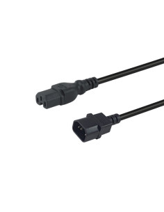 Equip 112171 cavo di alimentazione Nero 3 m Accoppiatore C14 Accoppiatore C15
