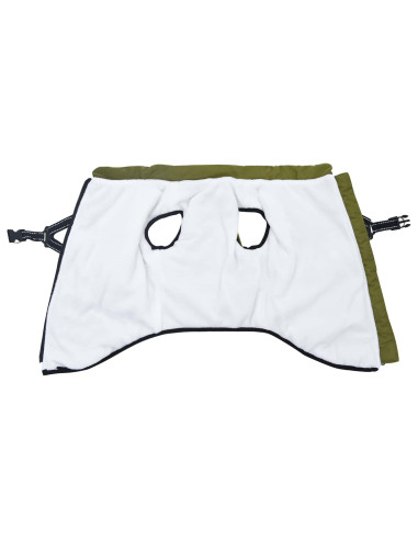 Cappotto per Cani Verde militare L44 Pile e Poliestere