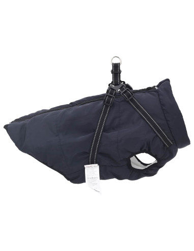 Cappotto per Cani Blu navy L48 Pile e Poliestere