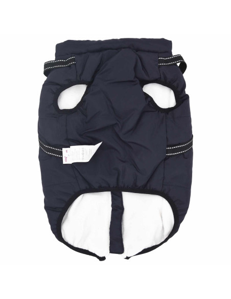 Cappotto per Cani Blu navy L52 Pile e Poliestere