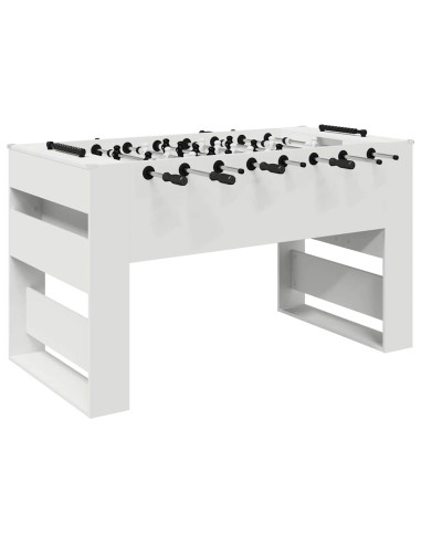 Tavolo da Calcio Bianco 146,5 x 74 x 85 cm Legno multistrato