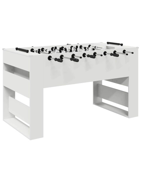 Tavolo da Calcio Bianco 146,5 x 74 x 85 cm Legno multistrato