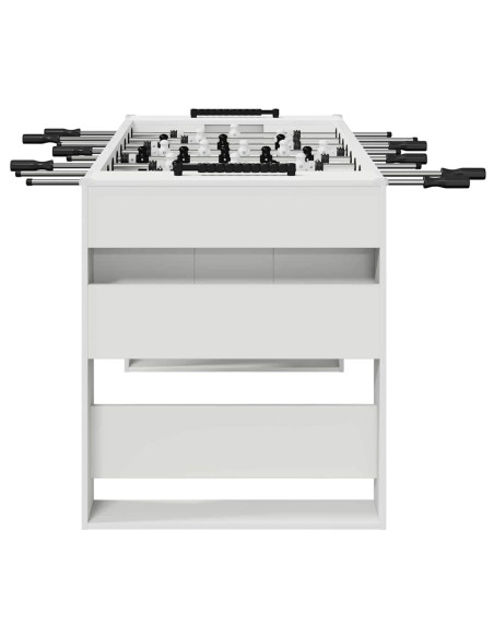 Tavolo da Calcio Bianco 146,5 x 74 x 85 cm Legno multistrato