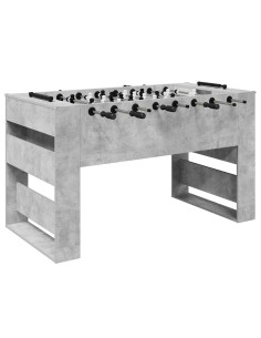 Tavolo da Calcio Grigio cemento 146,5 x 74 x 85 cm 2