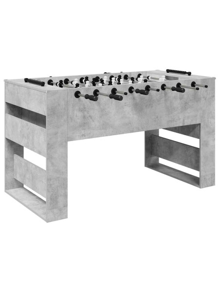 Tavolo da Calcio Grigio cemento 146,5 x 74 x 85 cm