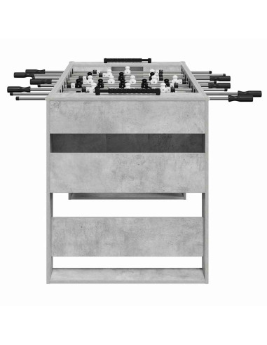 Tavolo da Calcio Grigio cemento 146,5 x 74 x 85 cm