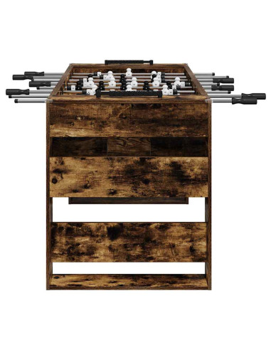 Tavolo da Calcio Rovere fumé 146,5 x 74 x 85 cm