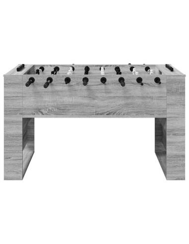 Tavolo da Calcio Grigio Sonoma 146,5 x 74 x 85 cm