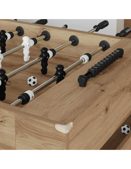 Tavolo da Calcio Rovere artigianale 146,5 x 74 x 85 cm