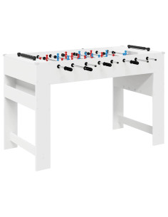 Tavolo da Foosball Bianco 125 x 60,5 x 80 cm Legno multistrato 2