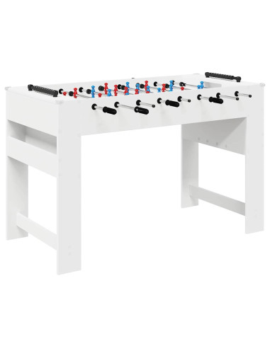 Tavolo da Foosball Bianco 125 x 60,5 x 80 cm Legno multistrato
