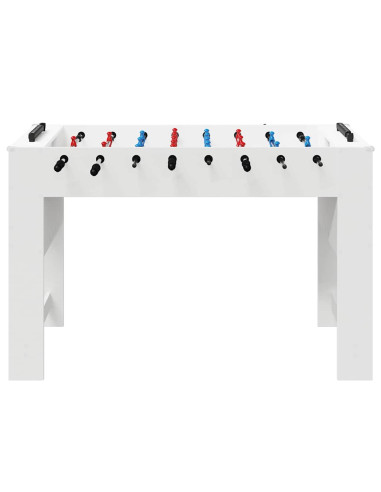 Tavolo da Foosball Bianco 125 x 60,5 x 80 cm Legno multistrato