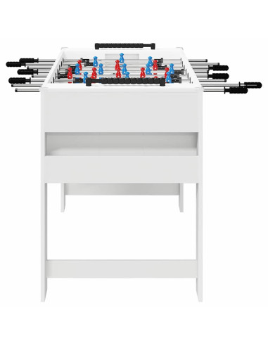 Tavolo da Foosball Bianco 125 x 60,5 x 80 cm Legno multistrato