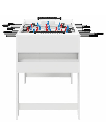 Tavolo da Foosball Bianco 125 x 60,5 x 80 cm Legno multistrato