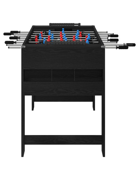 Tavolo da Foosball Rovere Nero 125 x 60,5 x 80 cm