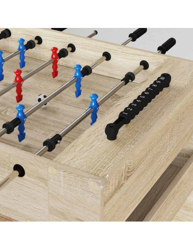 Tavolo da Foosball Rovere Sonoma 125 x 60,5 x 80 cm