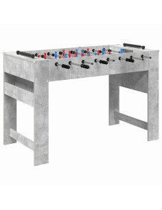 Tavolo da Foosball Grigio cemento 125 x 60,5 x 80 cm 2