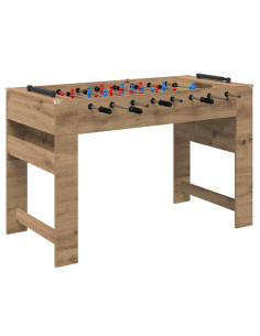 Tavolo da Foosball Rovere artigianale 125 x 60,5 x 80 cm 2