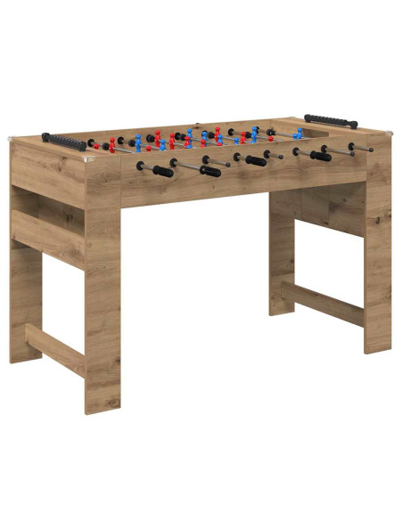 Tavolo da Foosball Rovere artigianale 125 x 60,5 x 80 cm