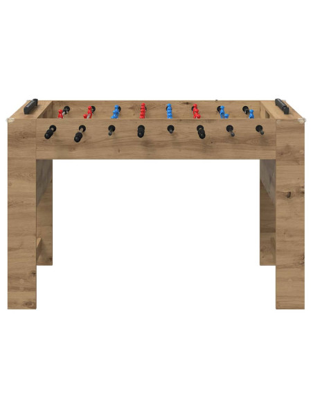 Tavolo da Foosball Rovere artigianale 125 x 60,5 x 80 cm