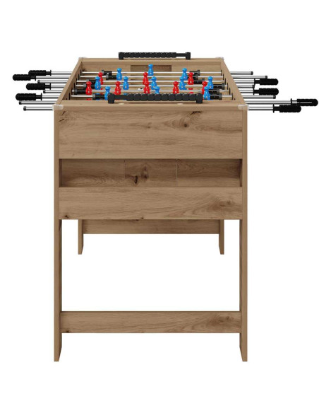 Tavolo da Foosball Rovere artigianale 125 x 60,5 x 80 cm