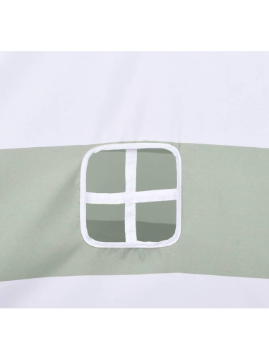 Tenda per bambini Rigato Grigio e Bianco 120 x 120 x 150 cm