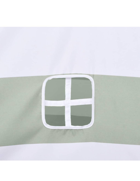 Tenda per bambini Rigato Grigio e Bianco 120 x 120 x 150 cm