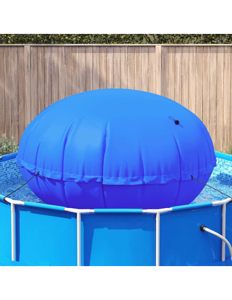Cuscino invernale per piscina Blu Ø 220 x 140 cm PVC