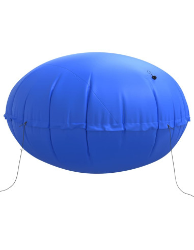 Cuscino invernale per piscina Blu Ø 220 x 140 cm PVC