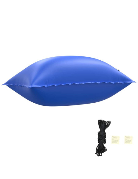 Cuscino invernale per piscina Blu 380 x 180 x 140 cm PVC