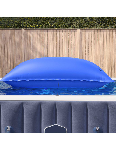 Cuscino invernale per piscina Blu 380 x 180 x 140 cm PVC