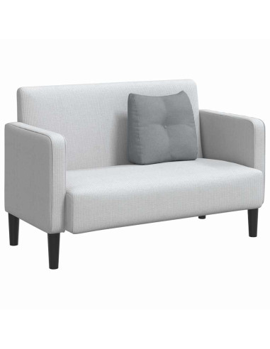 Cuscino per Schiena Grigio chiaro 45 x 24 x 50 cm Tessuto