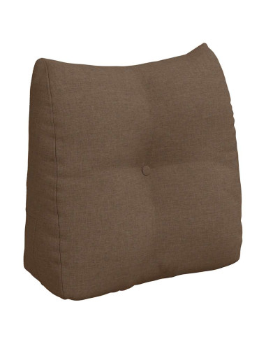 Cuscino per Schiena Marrone 45 x 24 x 50 cm Tessuto