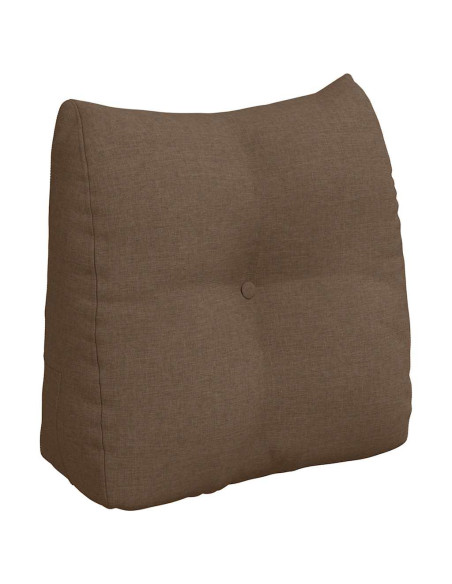 Cuscino per Schiena Marrone 45 x 24 x 50 cm Tessuto