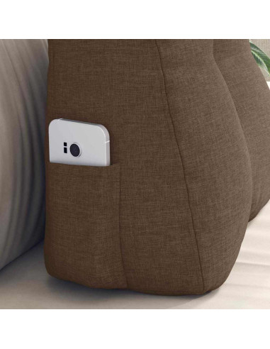 Cuscino per Schiena Marrone 45 x 24 x 50 cm Tessuto