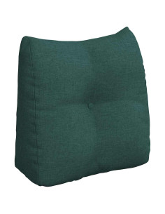 Cuscino per Schiena Verde Scuro 45 x 24 x 50 cm Tessuto 2